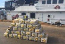 US Coast Guard arrests three suspected smugglers and seizes 900 kilos of cocaine in Caribbean Sea drug bust