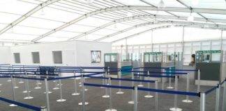 ACTUALIZACIÓN: Aeropuerto SXM abrió el viernes, el pabellón de llegada temporal
