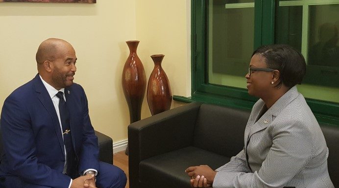 Prime Minister Romeo-Marlin receives presentation on Integrity Bureau of Curacao and holds discussions on Central Bank