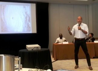 Nature Foundation’s Tadzio Bervoets Presents at Disaster Preparedness Conference in Trinidad.