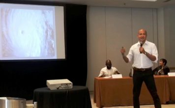 Nature Foundation’s Tadzio Bervoets Presents at Disaster Preparedness Conference in Trinidad.
