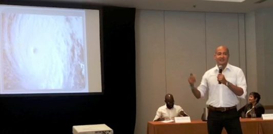 Nature Foundation’s Tadzio Bervoets Presents at Disaster Preparedness Conference in Trinidad.