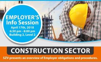 SZV HOSTS EMPLOYER INFORMATION SESSION FOR CONSTRUCTION SECTOR