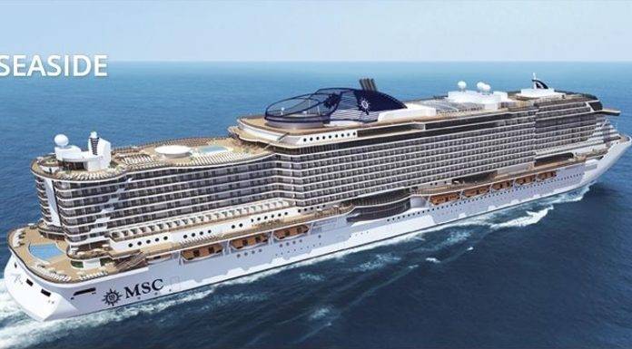 MSC Seaside Next Generation Ship makes Inaugural Call on Wednesday