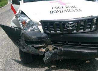 Presidenta de la Cruz Roja de Barahona sufre accidente en la carretera