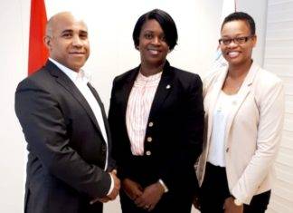 University of St. Martin President and Dean of Academics pay courtesy visit to Prime Minister Romeo-Marlin
