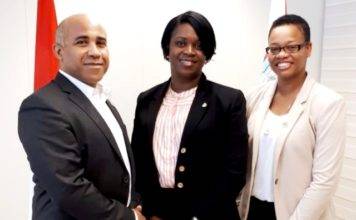 University of St. Martin President and Dean of Academics pay courtesy visit to Prime Minister Romeo-Marlin