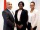 University of St. Martin President and Dean of Academics pay courtesy visit to Prime Minister Romeo-Marlin