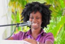 St. Martin, Virgin Islands writers, poolside at Anguilla Lit Fest 2018