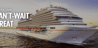 Carnival Cruise Lines Horizon to call for 2018-2019 season