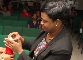 Prime Minister Romeo-Marlin deliver’s address at AIDS Candlelight Memorial Ceremony