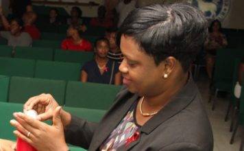 Prime Minister Romeo-Marlin deliver’s address at AIDS Candlelight Memorial Ceremony