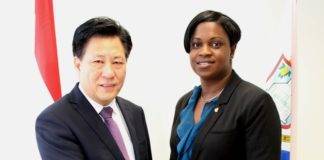 Chinese Consul General pays courtesy visit to Prime Minister Romeo Marlin