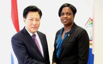 Chinese Consul General pays courtesy visit to Prime Minister Romeo Marlin