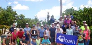 Nature Foundation Cleans Up Mullet Bay Beach With Passengers of Princess Cruise Lines and Fathom Travel