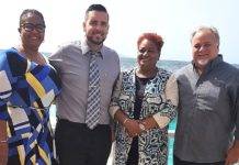 Tourism Minister Johnson makes first hotel visit to Oyster Bay Resort