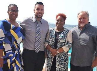 Tourism Minister Johnson makes first hotel visit to Oyster Bay Resort