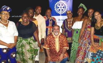 Rotary Club of St. Martin Sunrise installed 2018-2019 Board