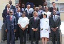 Council of Ministers attend annual Bastille Day Celebration