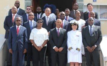 Council of Ministers attend annual Bastille Day Celebration