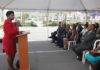 Prime Minister Romeo Marlin addresses gathering at Justice Day Celebration