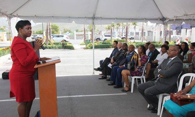 Prime Minister Romeo Marlin addresses gathering at Justice Day Celebration