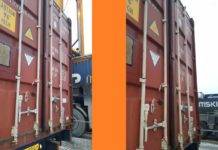 Container with Dutch Marine tags based in St. Maarten mysteriously breached