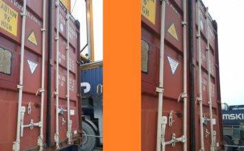 Container with Dutch Marine tags based in St. Maarten mysteriously breached