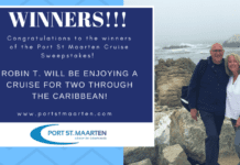 Port St. Maarten & St. Maarten Tourist Bureau announce winners of joint sweepstakes
