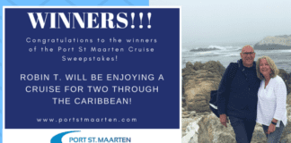 Port St. Maarten & St. Maarten Tourist Bureau announce winners of joint sweepstakes