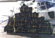 Coast Guard confiscate 427 kilos of cocaine