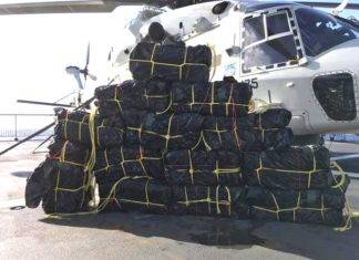 Coast Guard confiscate 427 kilos of cocaine
