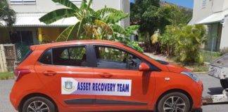 Suspect renounces right to vehicle, pays transaction