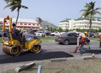 Road Paving/Patching Project progressing