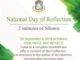 VIDEO: SEPTEMBER 6 9:06 AM NATIONAL DAY OF REFLECTIONS.