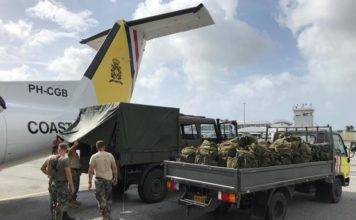 The Netherlands forces in the Caribbean train Hurricane Emergency Response with Local Safety Partners on the Windward Islands