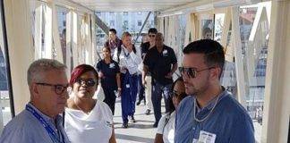 Minister Johnson visits Lisbon port possible extension of cruise ships hours