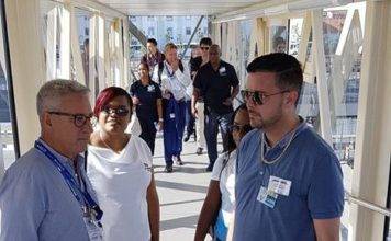 Minister Johnson visits Lisbon port possible extension of cruise ships hours