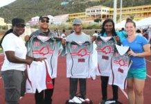 St. Maarten Rotary Club – Mid Isle donates basketball uniforms to the National Sport Institute