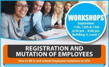 SZV TO HOST EMPLOYEE REGISTRATION WORKSHOPS FOR COMPANIES