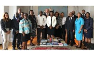 Prime Minister Romeo Marlin met with CARICOM Ambassadors at UN Security Council Hearing