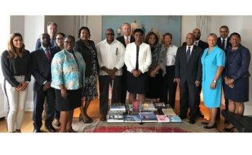 Prime Minister Romeo Marlin met with CARICOM Ambassadors at UN Security Council Hearing
