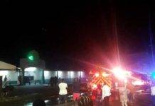 WAS LIVE VIDEO: Former Afoo Daily Extra entrance to Cape Bay on fire