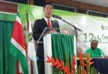 LEE SPEAKS AT NATIONAL HEALTH CARE FINANCING CONFERENCE IN SURINAME