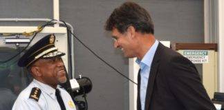 Police commissioners attend working visit to Sint Maarten