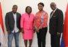 Curacao Parliamentarian Marilyn C Moses pays courtesy visit to Prime Minister Romeo-Marlin