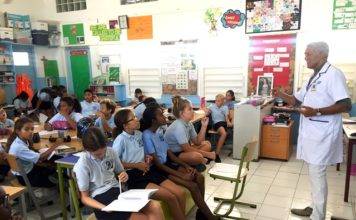 SMMC Ear, Nose and Throat specialist visits school to talk noise prevention