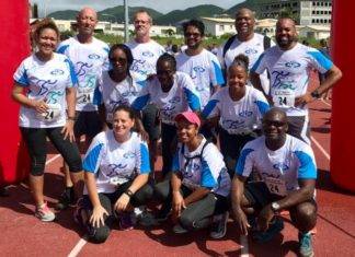 Team APS at 31st Annual St. Maarten’s Day Around the Island Relay Race