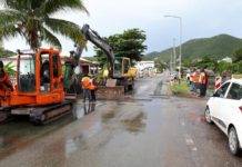 Traffic diversion in Dutch Quarter