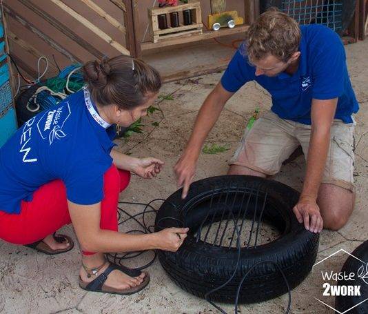 Waste2Work showcases their work for the first time at SMILE